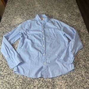 Hollister men’s epic flex button down size medium light blue preppy costal